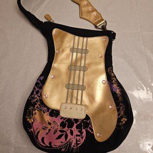 1990's Hanna Montana Guitar Shaped Purse